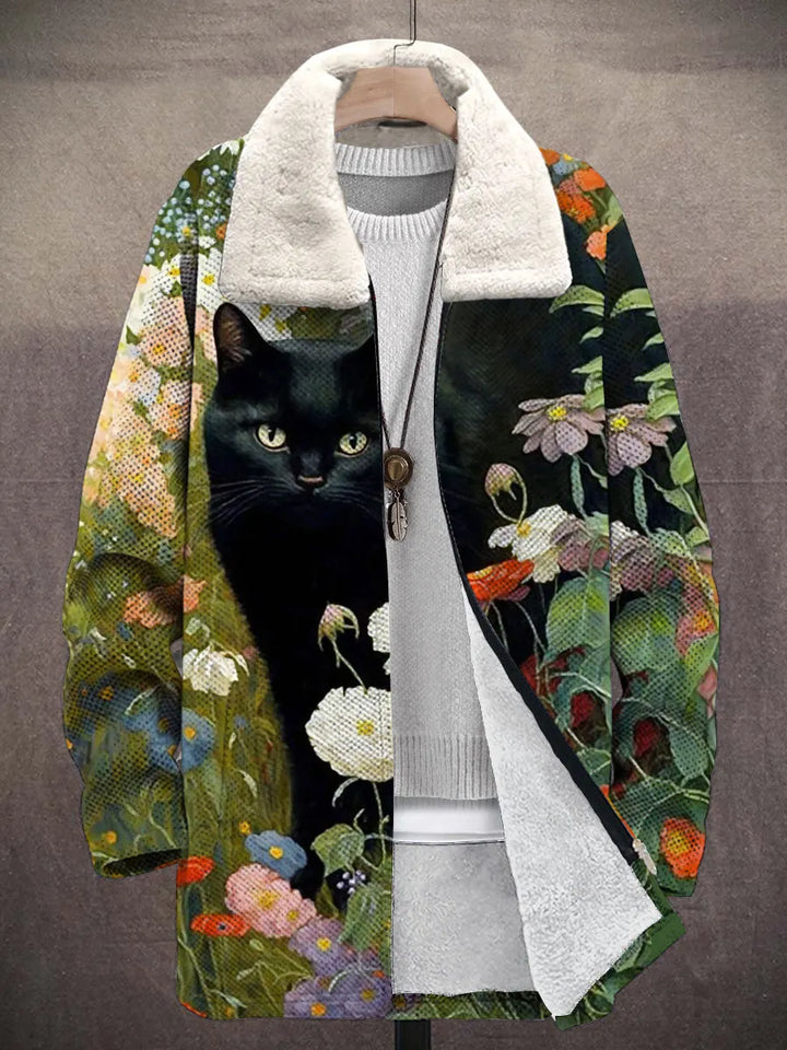 Audra Botanical Art Coat – front