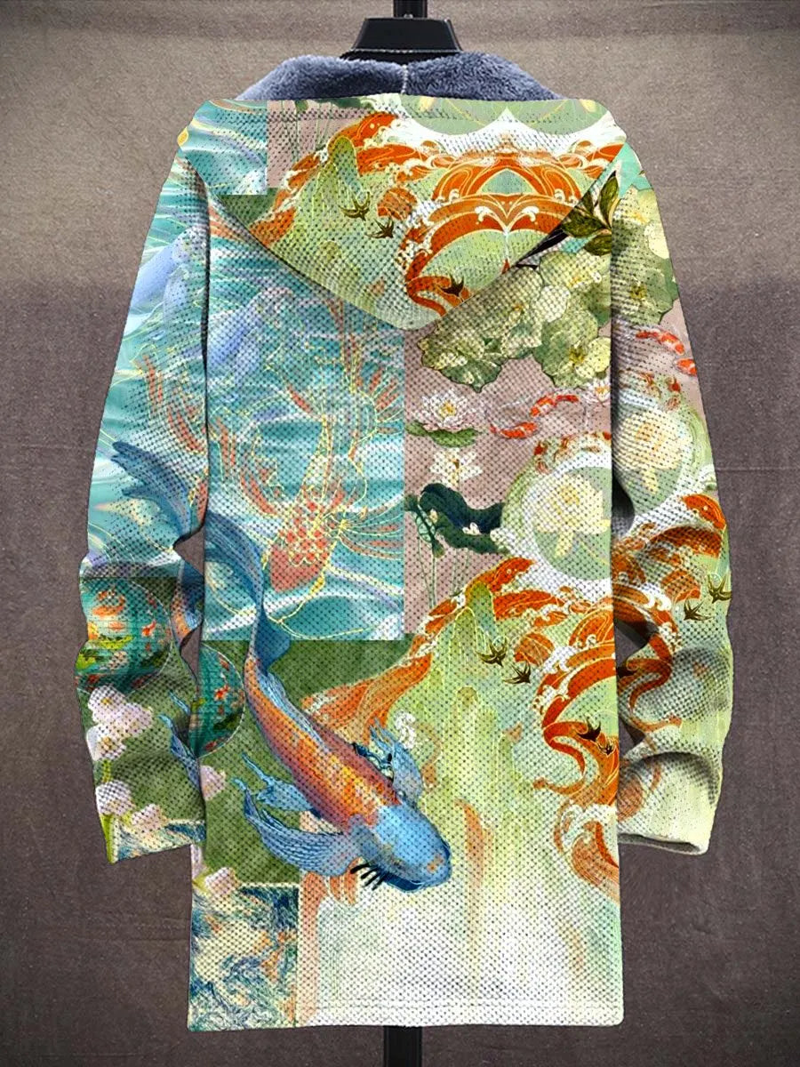 Emmanuelle Watercolor Art Coat – back