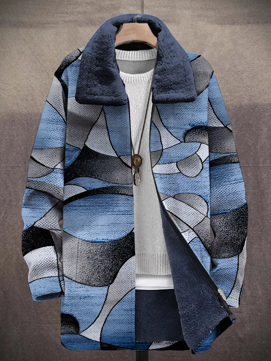 Lorelei Abstract Art Coat – front