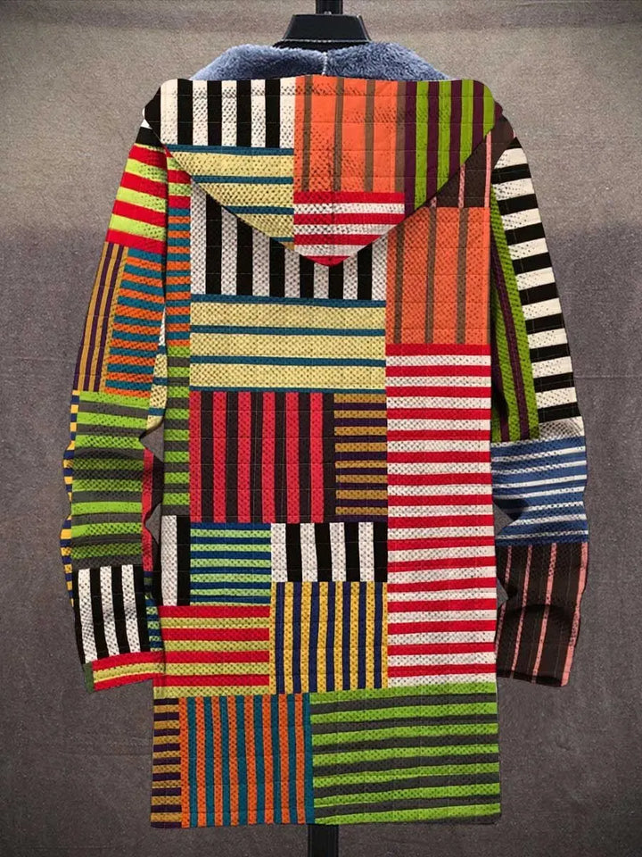 Cecilia Patchwork Art Coat – back
