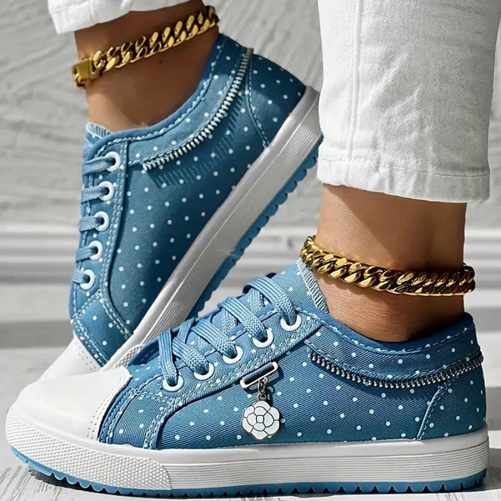 Caro Elegant Floral Sneakers