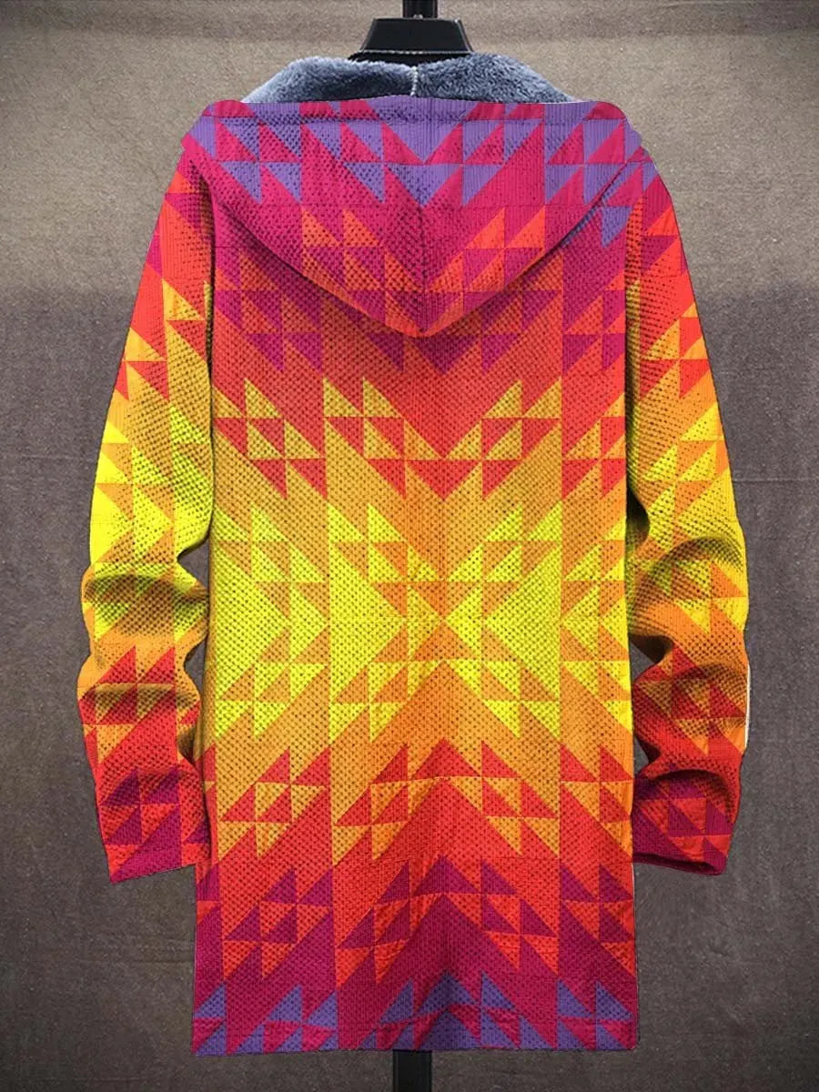 Myrtle Sunset Art Coat – back