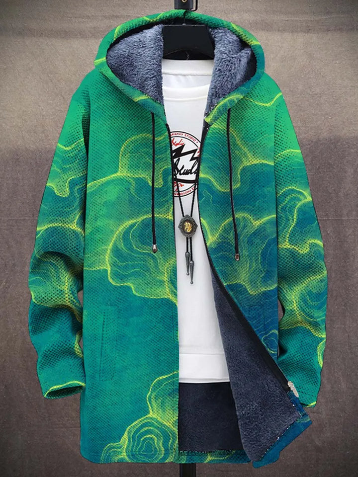 Azalea Watercolor Art Coat – front