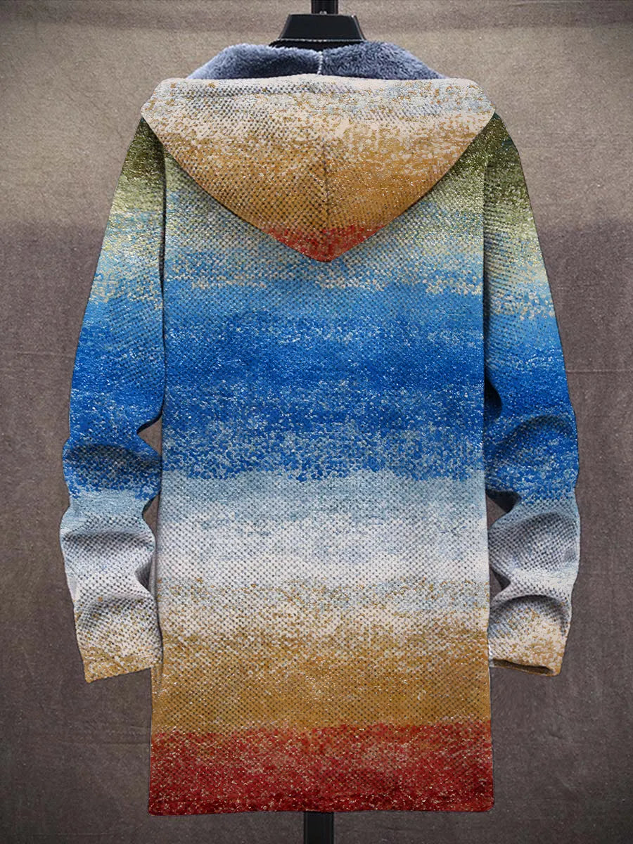 Anabel Coastal Art Coat – back