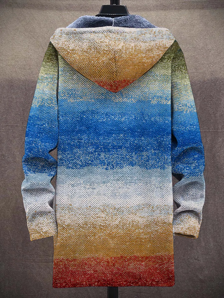 Anabel Coastal Art Coat – back