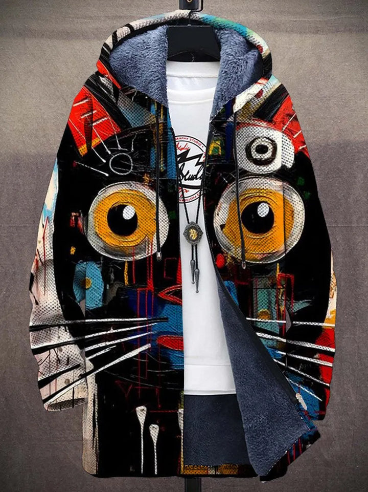 Cinzia Expressionist Art Coat – front