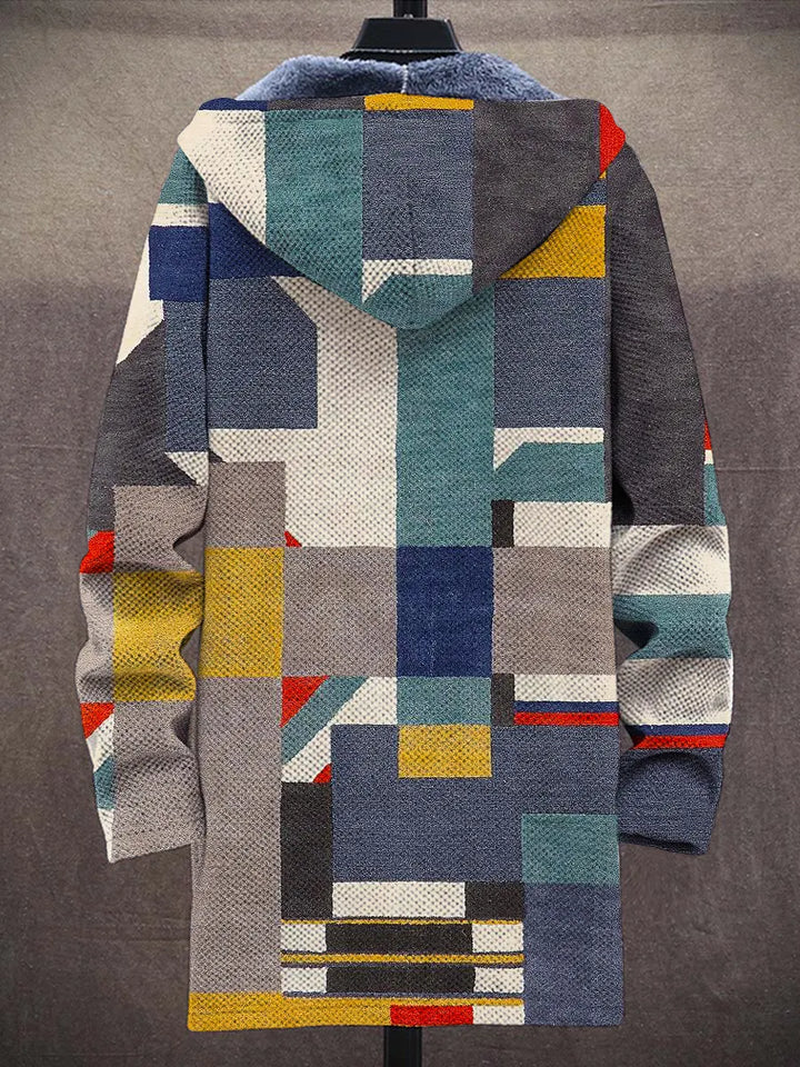 Zaida Patchwork Art Coat – back