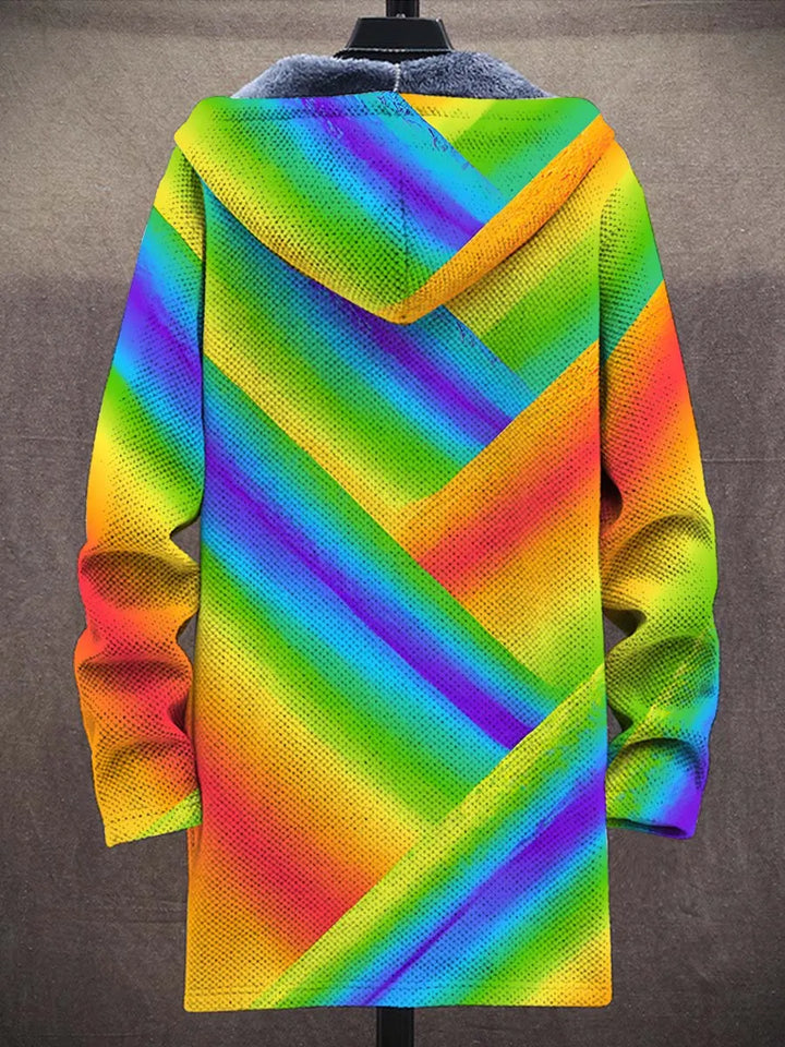 Clotilde Rainbow Art Coat – back