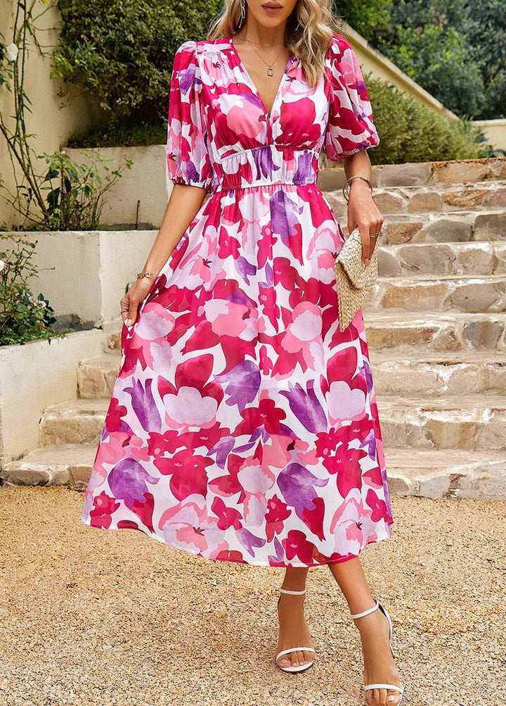 Allison | Elegant Floral Dress