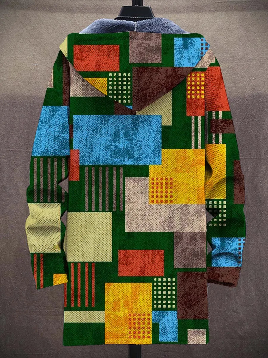 Brigitte Patchwork Art Coat – back