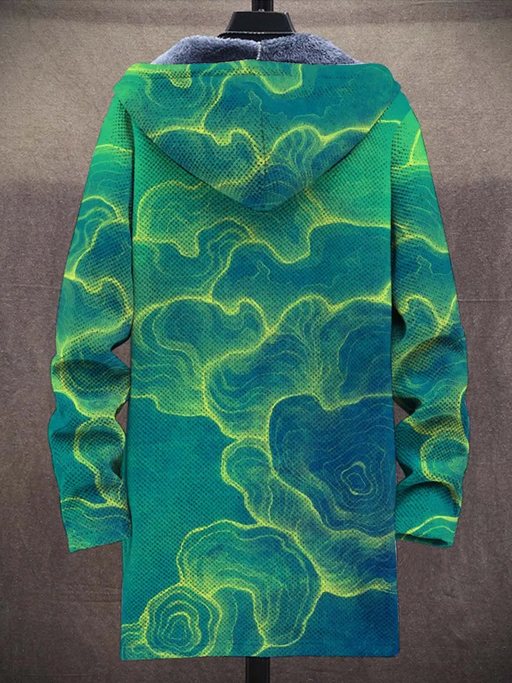 Azalea Watercolor Art Coat – back