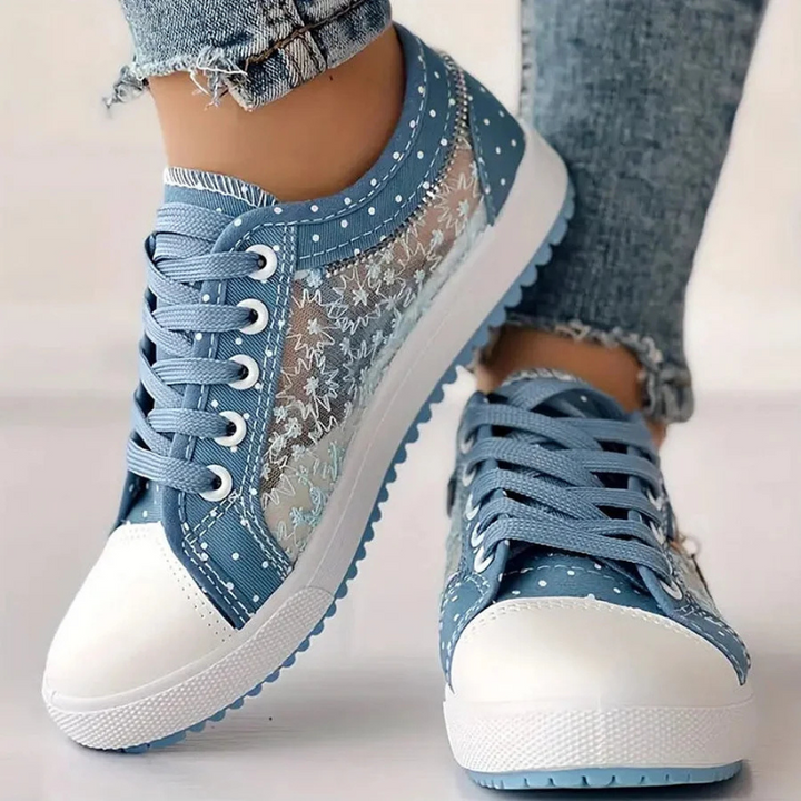 Caro Elegant Floral Sneakers