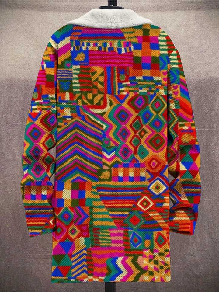 Fenella Patchwork Art Coat – back