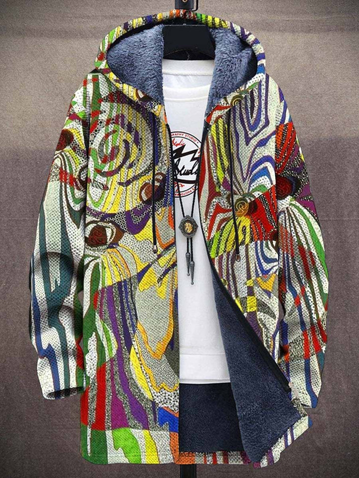 Araminta Psychedelic Art Coat – front