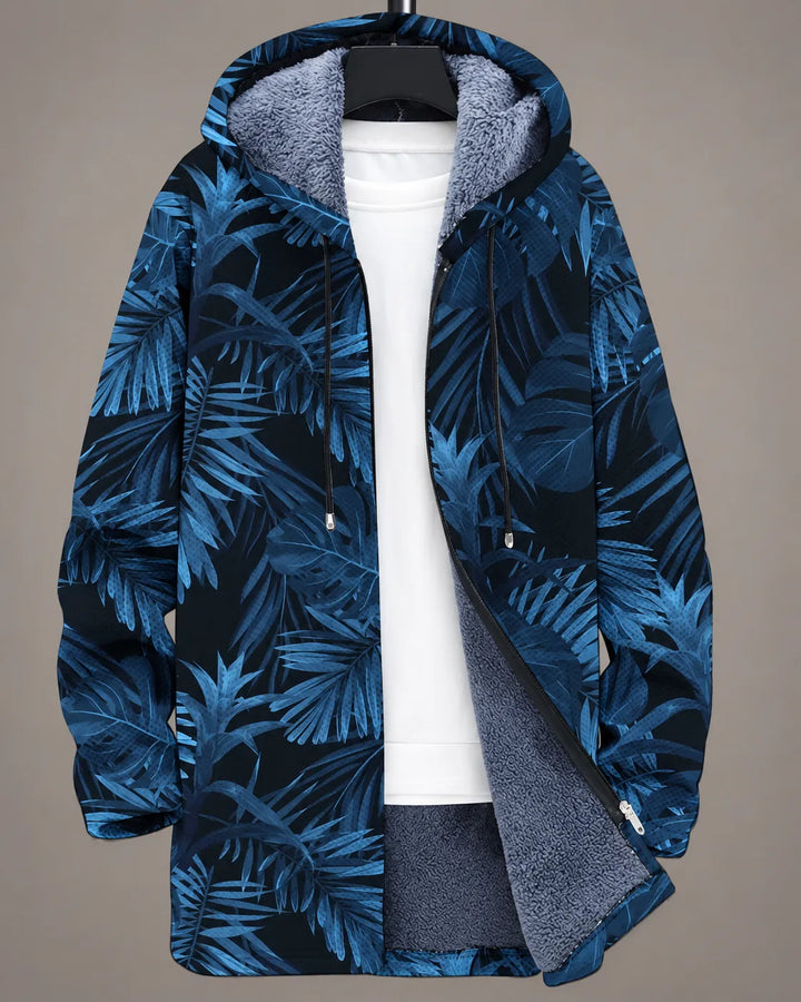 Talia Vibrant Geometric Hooded Jacket