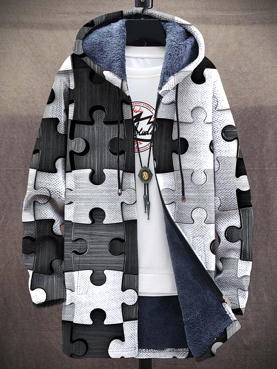 Lilian Puzzle Art Coat – front