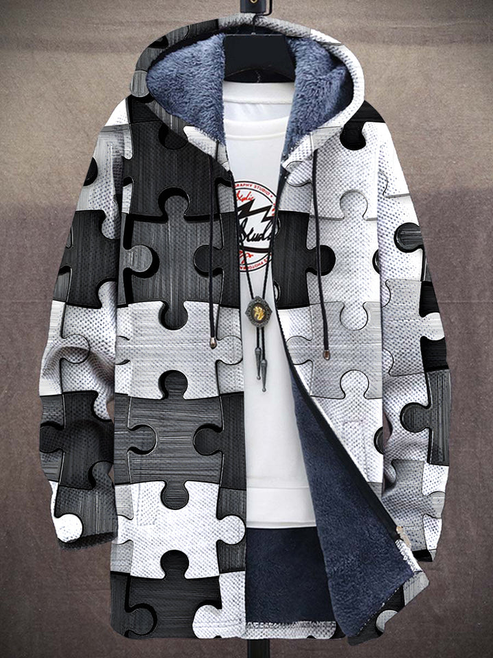 Lilian Puzzle Art Coat – front