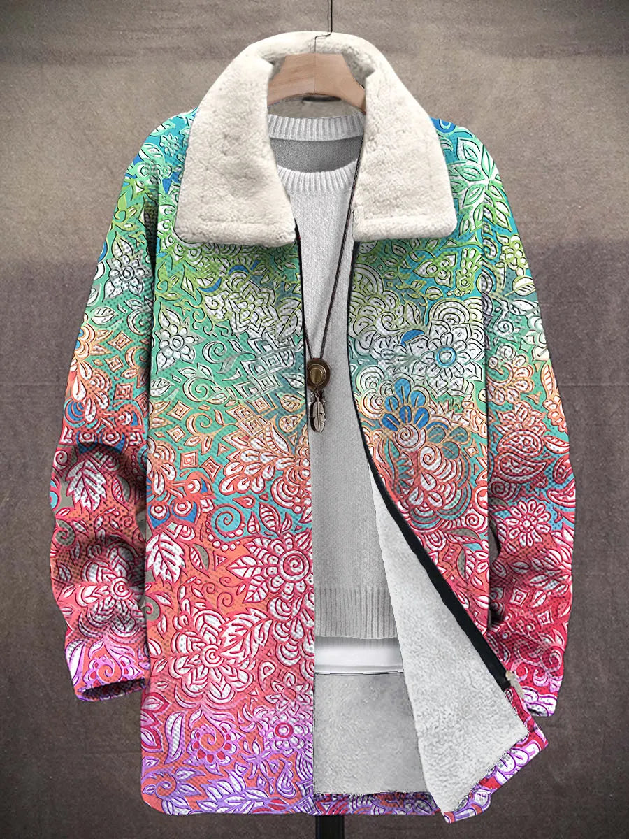 Ursula Watercolor Art Coat – front