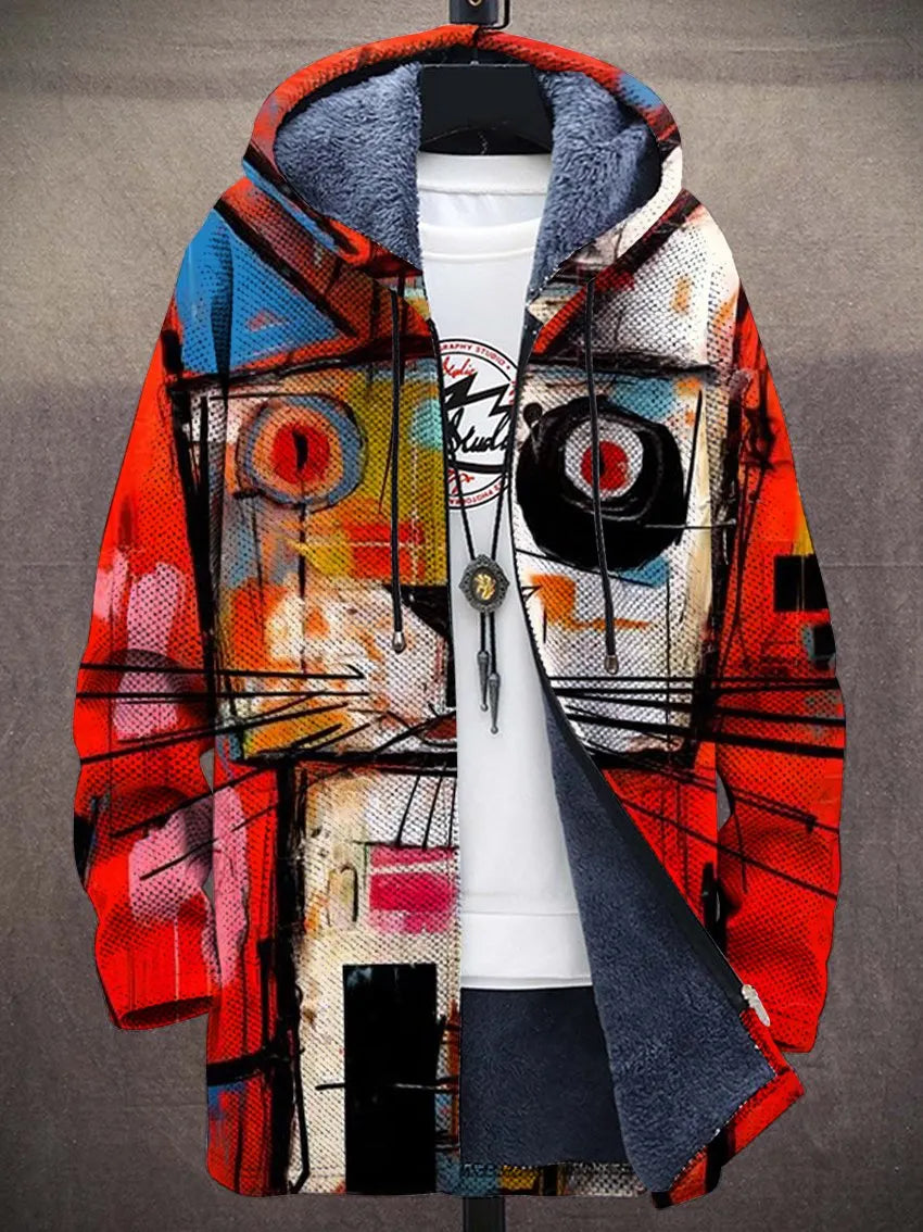 Darla Expressionist Art Coat – front