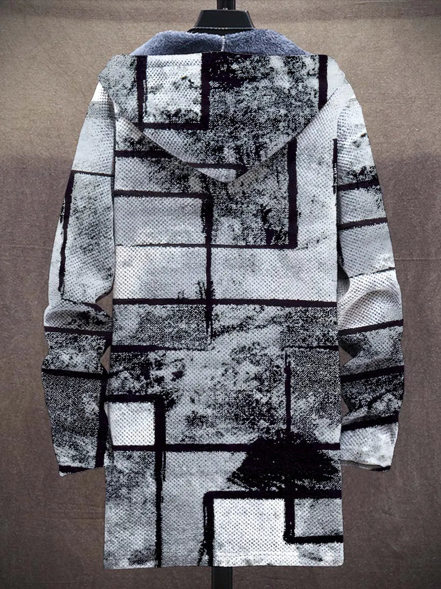 Amaris Abstract Art Coat – back