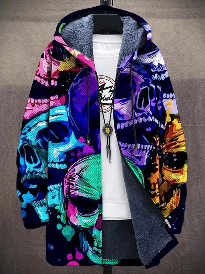 Delia Neon Art Coat – front
