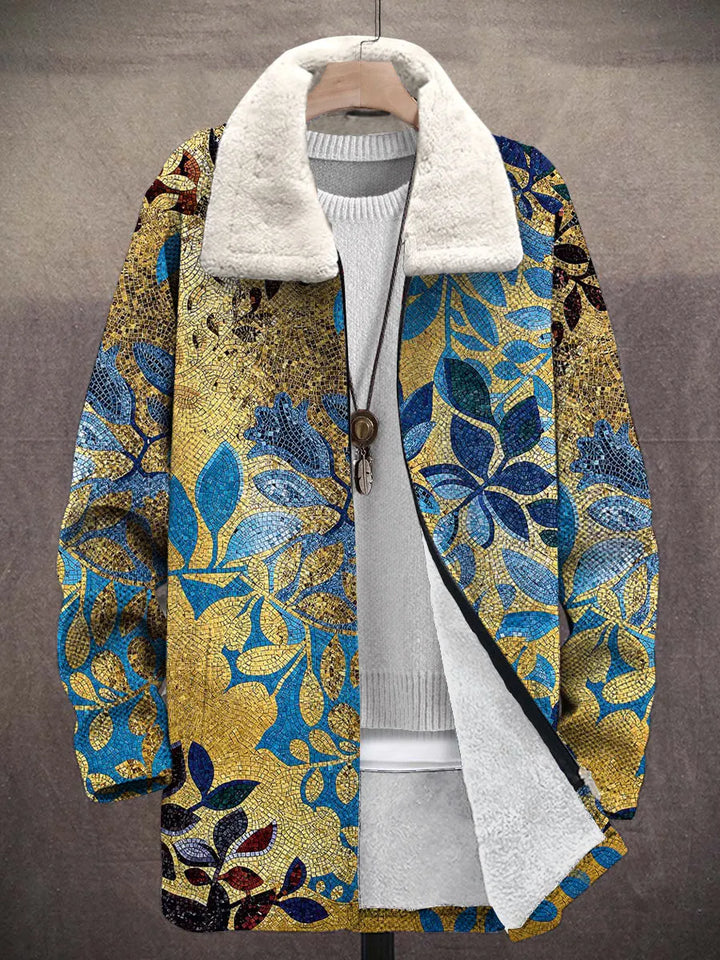 Noor Botanical Art Coat – front