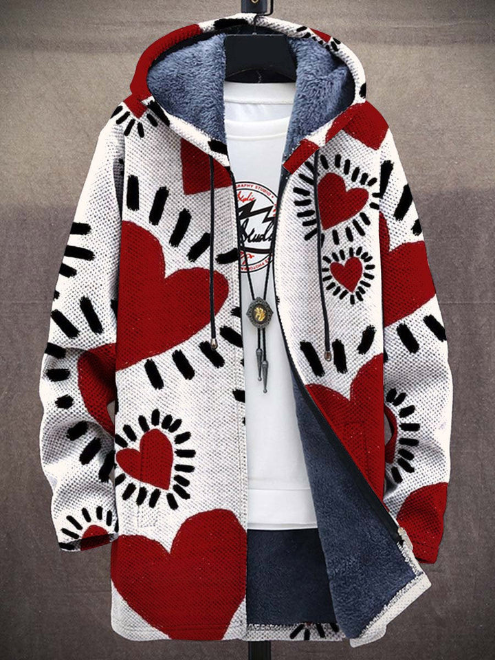 Evangeline Playful Art Coat – front