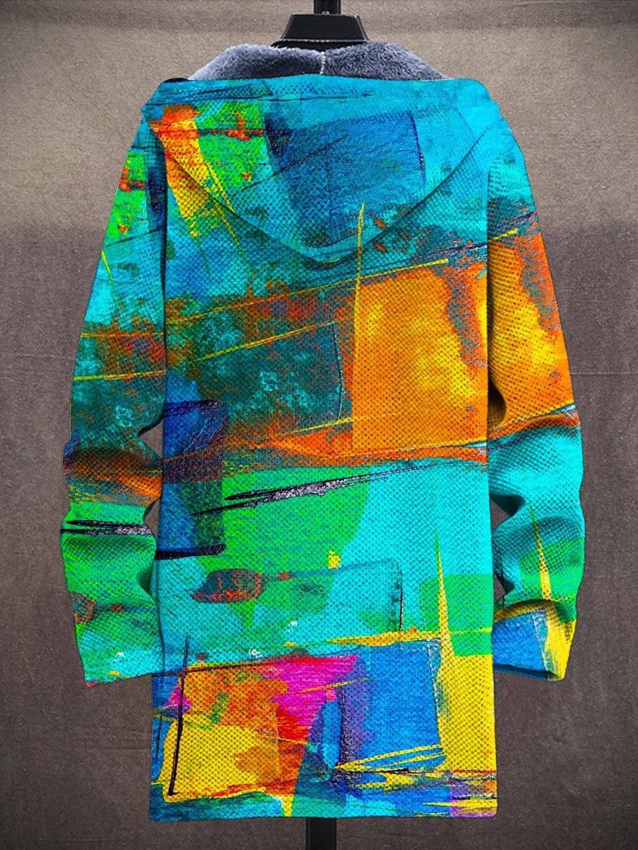 Astrid Painterly Art Coat – back