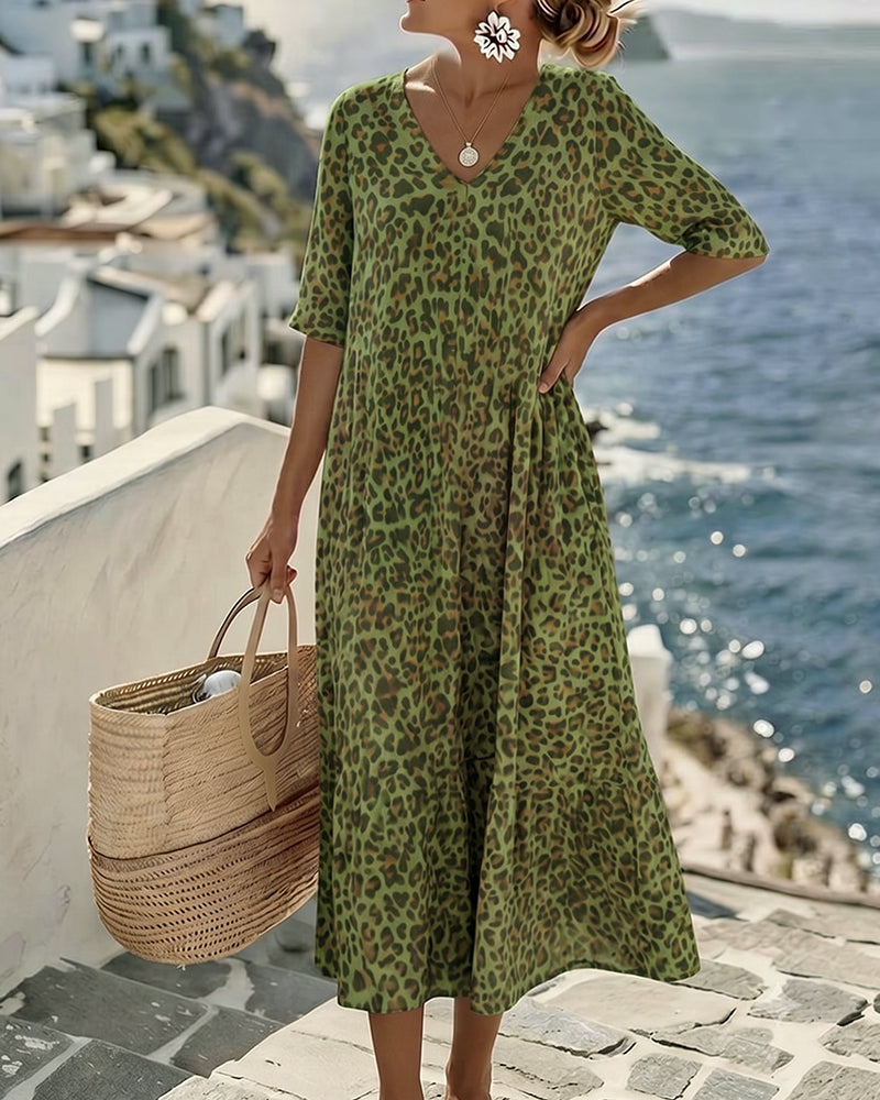 Xanthe | Casual Midi Dress