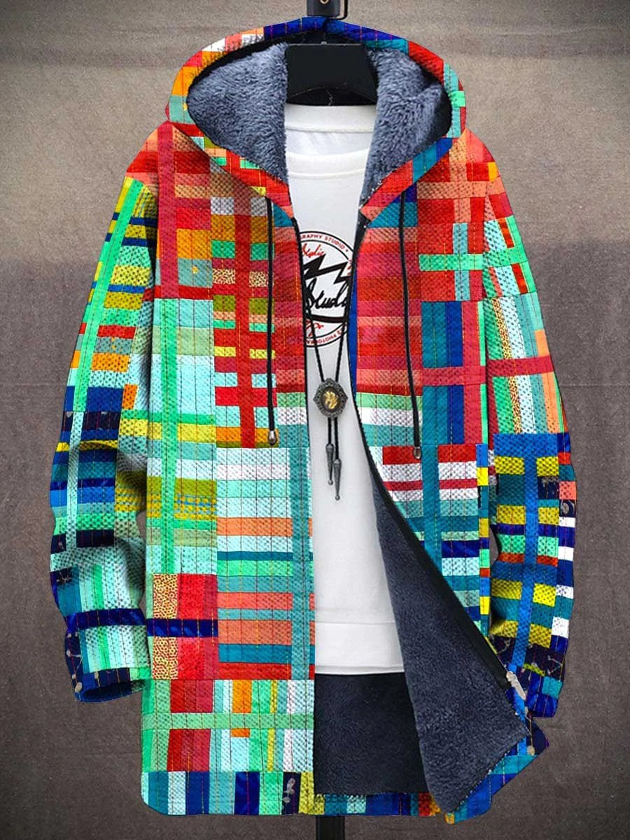 Cressida Plaid Art Coat – front