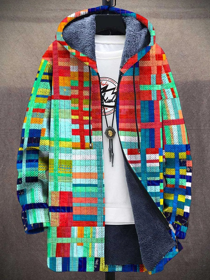 Cressida Plaid Art Coat – front