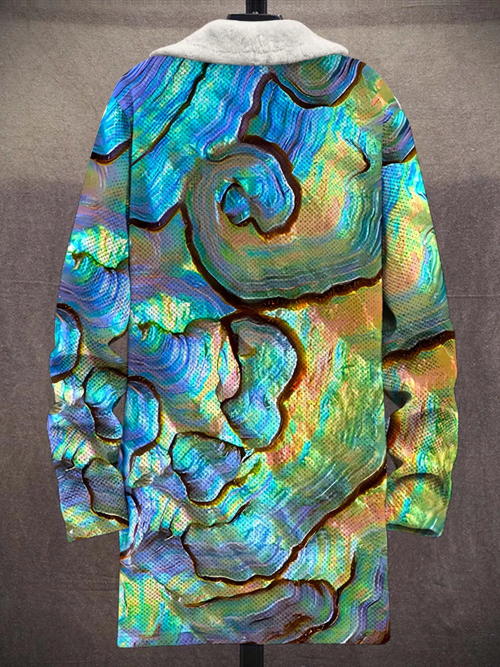 Jocelyn Iridescent Art Coat – back