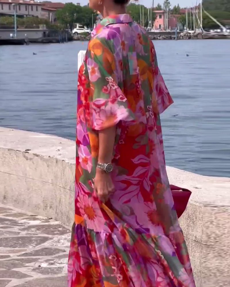 Tasia | Graceful Vibrant Dress