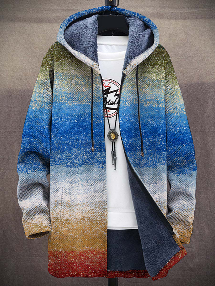 Anabel Coastal Art Coat – front