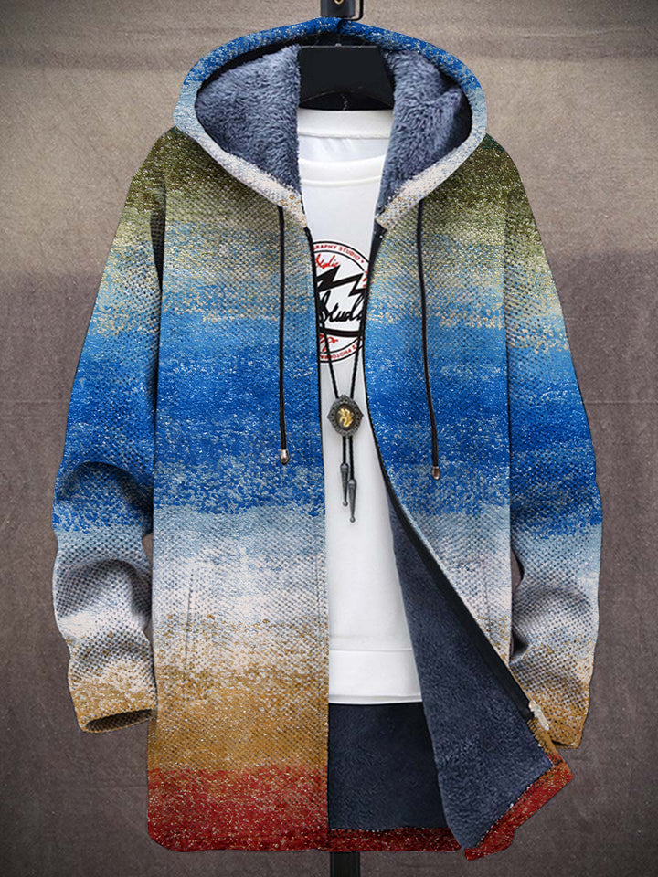 Anabel Coastal Art Coat – front