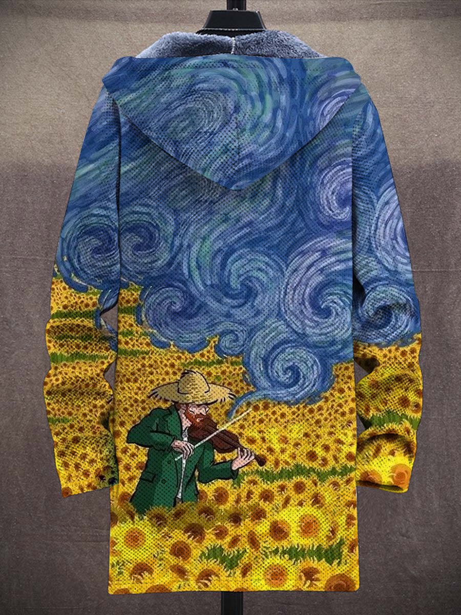 Pamela Impressionist Art Coat – back