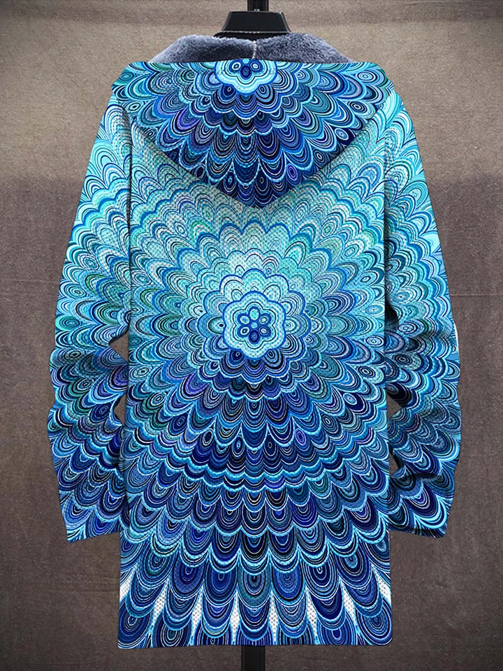 Lucasta Mandala Art Coat – back