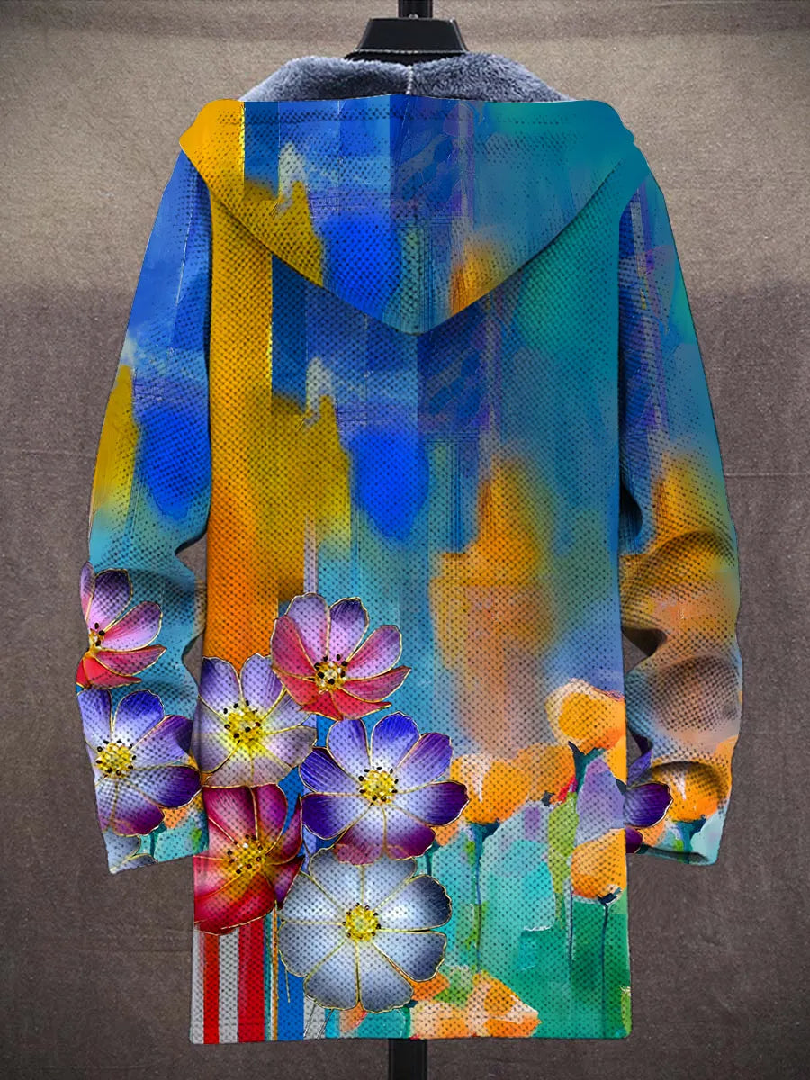 Clarissa Watercolor Art Coat – back