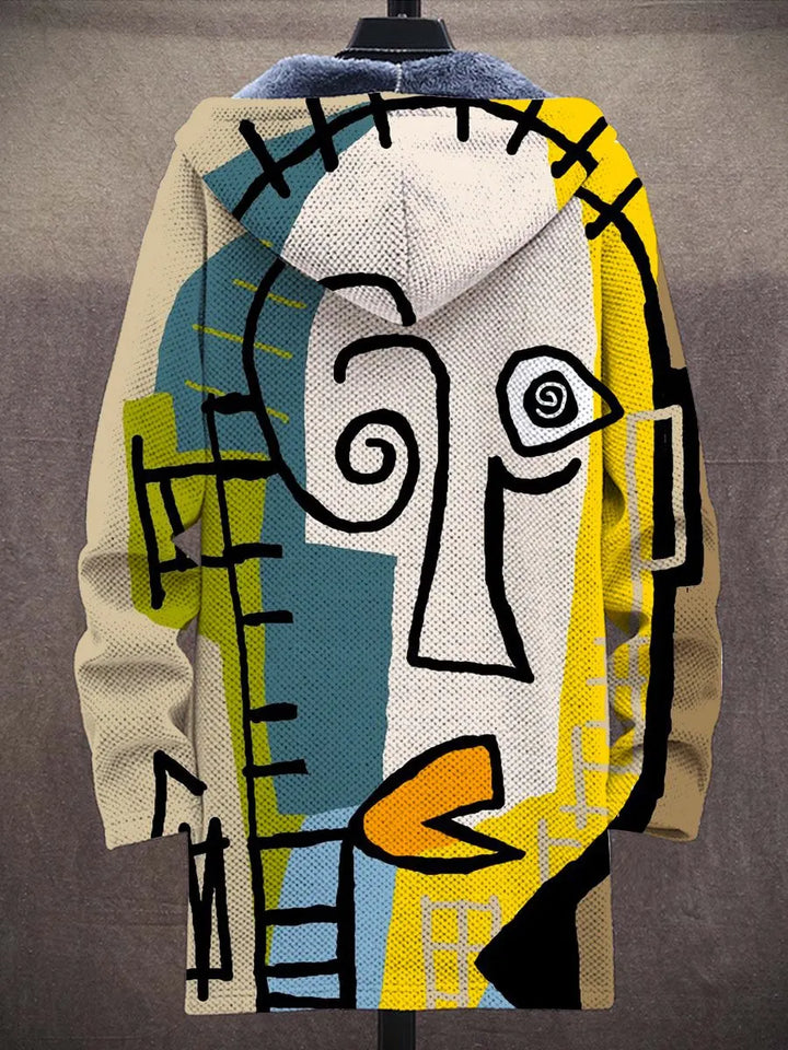 Katarina Cubist Art Coat – back