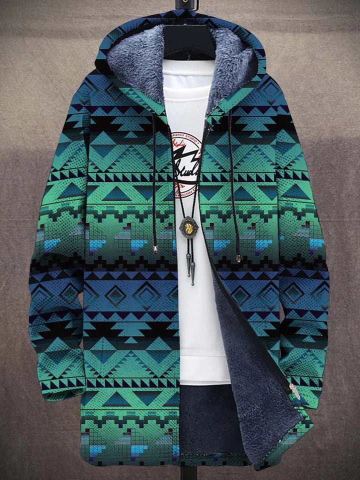 Esme Aztec Art Coat – front