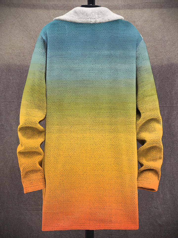 Thora Sunset Art Coat – back
