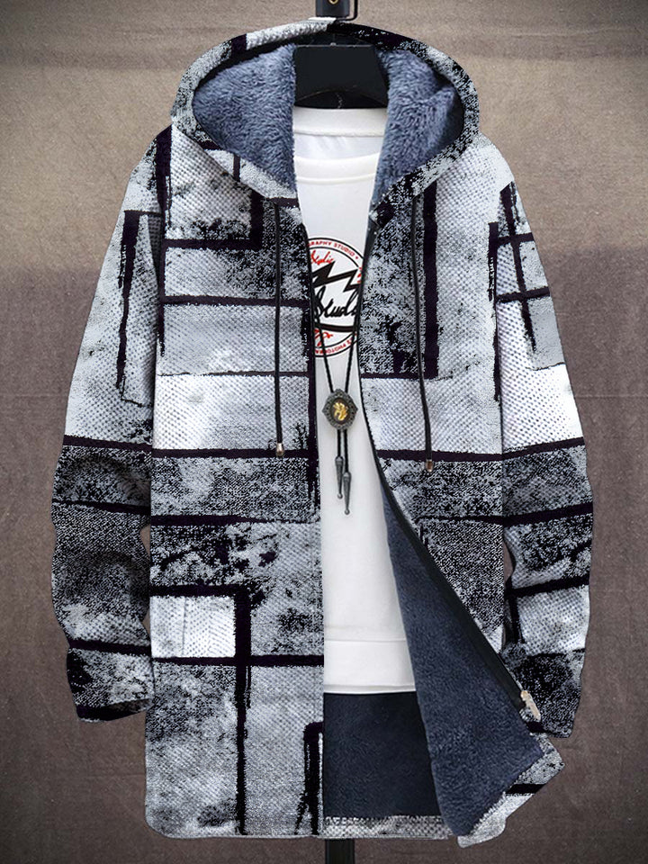 Amaris Abstract Art Coat – front