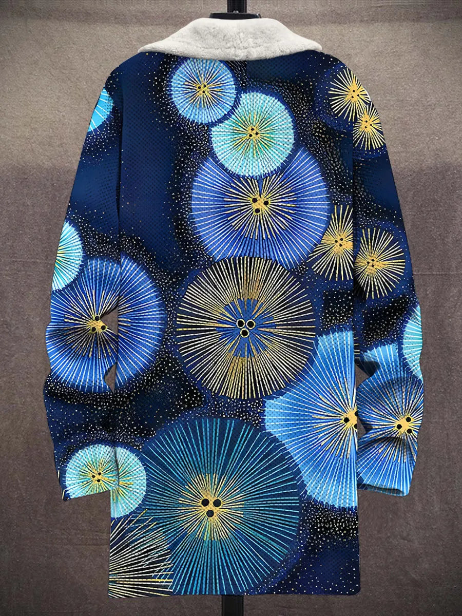 Greta Celestial Art Coat – back