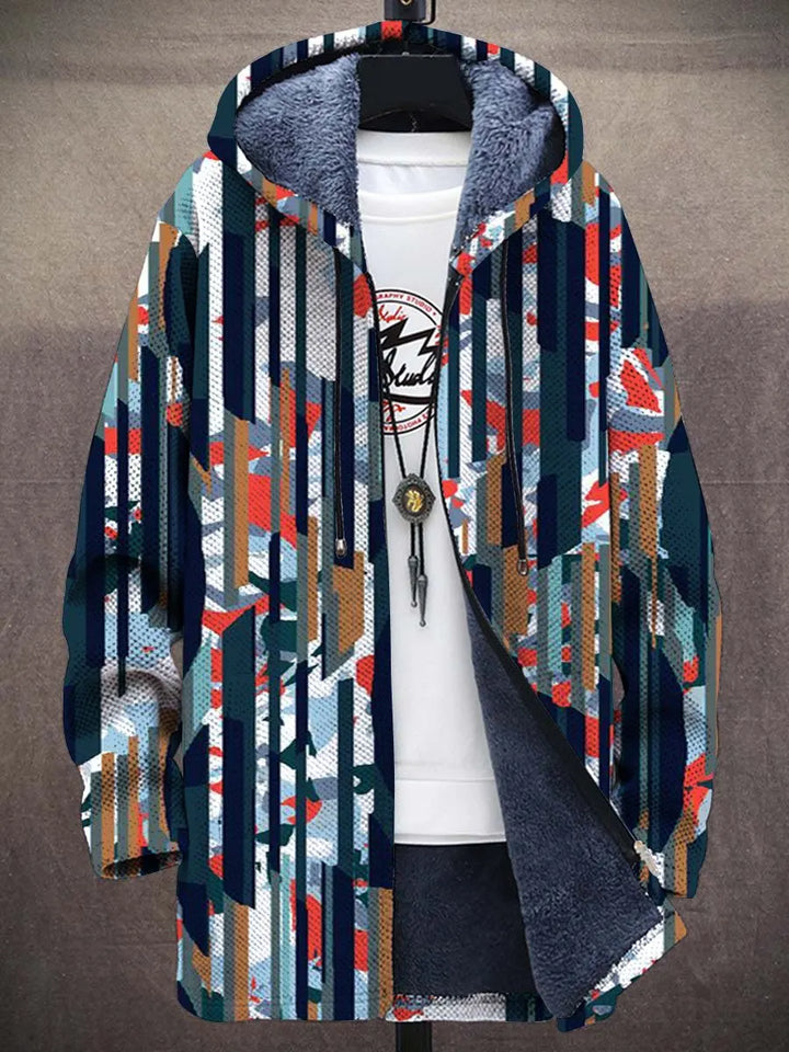 Hester Abstract Art Coat – front