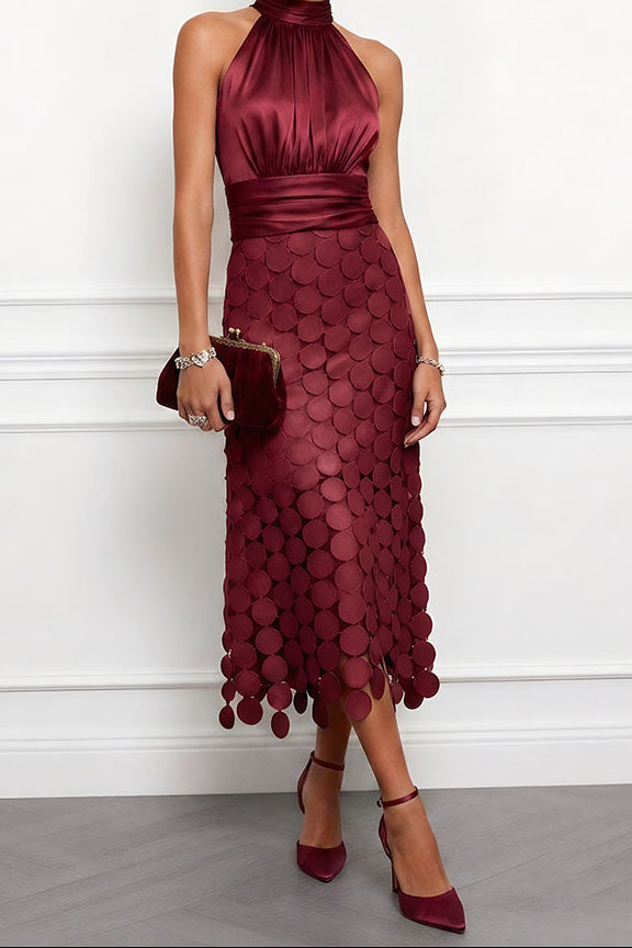 Celine Elegant Midi Dress For Ceremonies