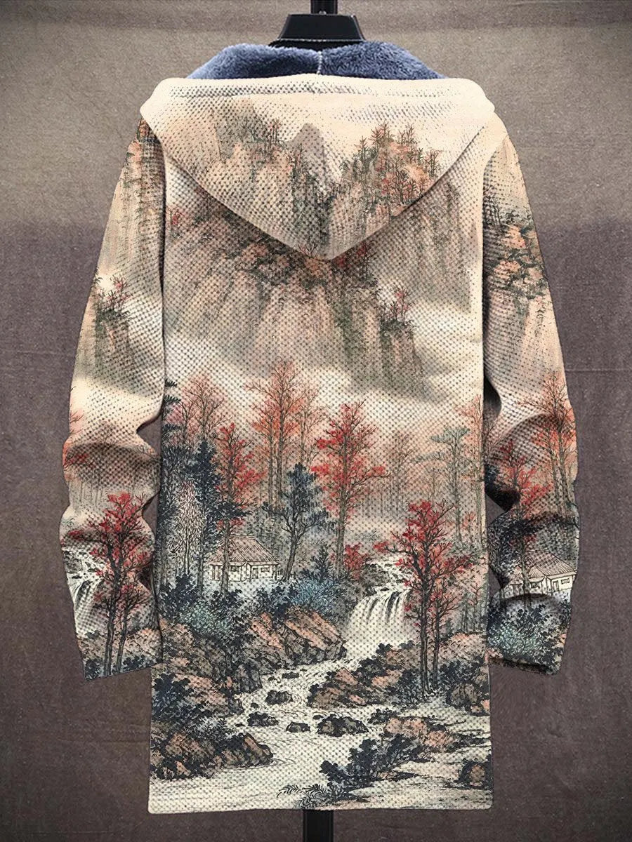 Sasha Watercolor Art Coat – back