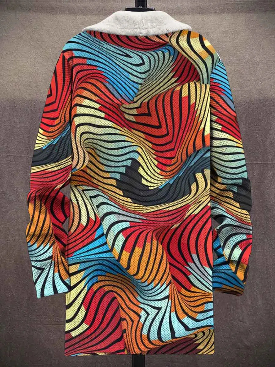 Hortense Psychedelic Art Coat – back