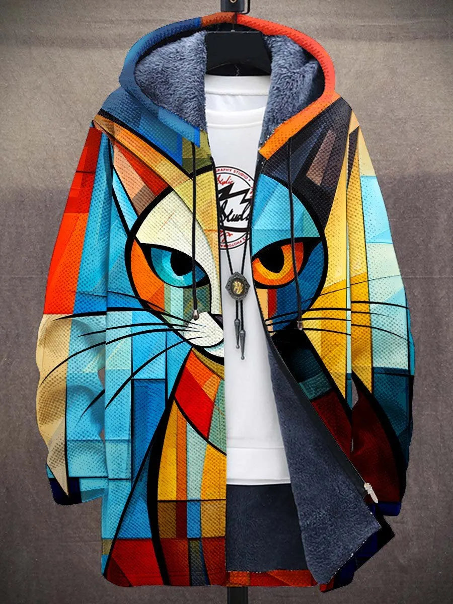Annalise Cubist Art Coat – front