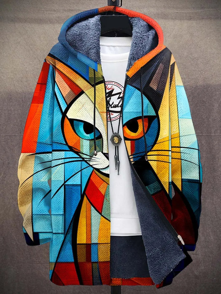 Annalise Cubist Art Coat – front