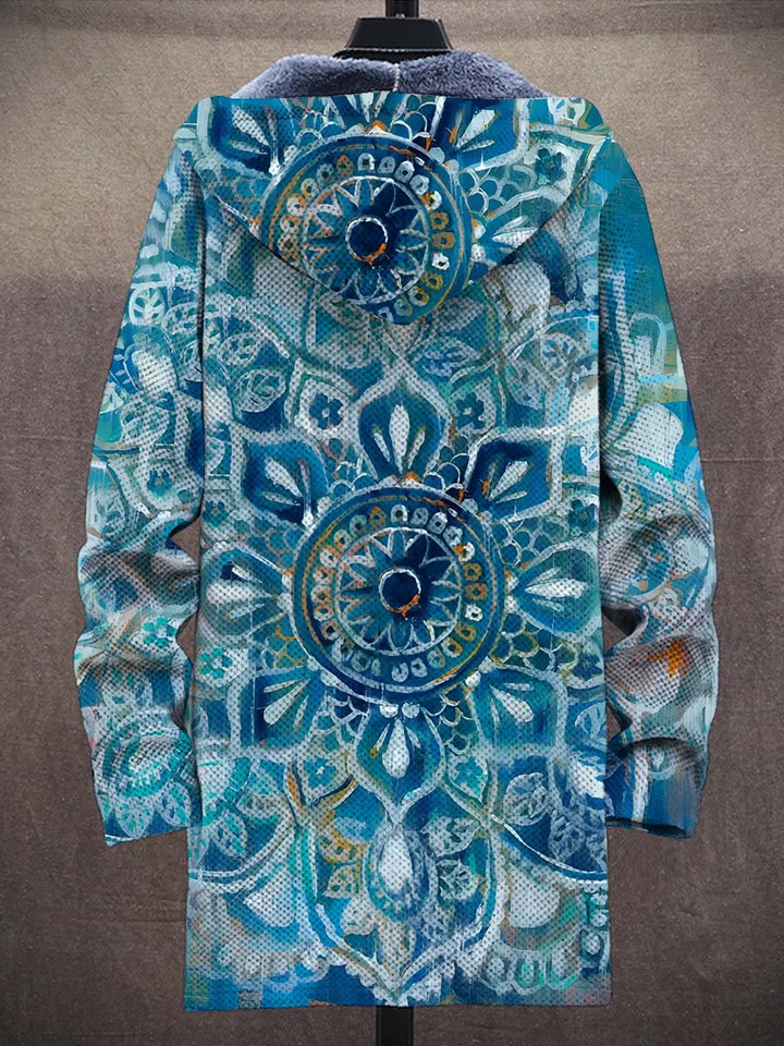 Ambrosia Mandala Art Coat – back